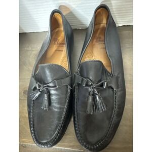 Allen Edmonds Urbino Tassel Loafer Mens 9.5 EEE Black Leather Made In USA